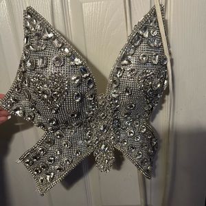 Rhinestone butterfly top
